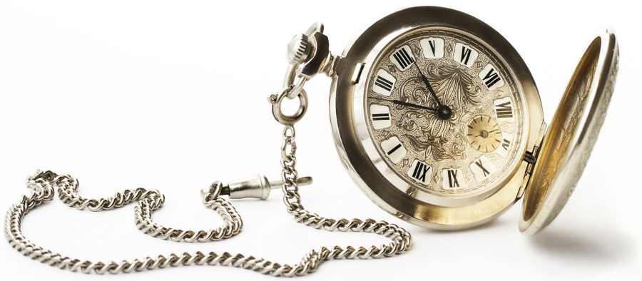 A gold watch illustrating the use of a safe address to avoid burglars.