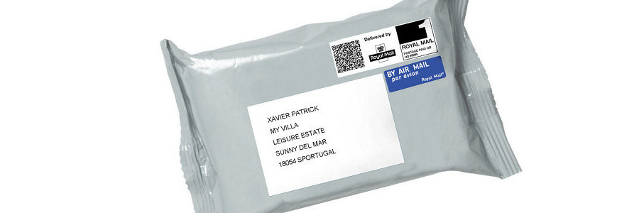 Addressed mail forwarding postal bag